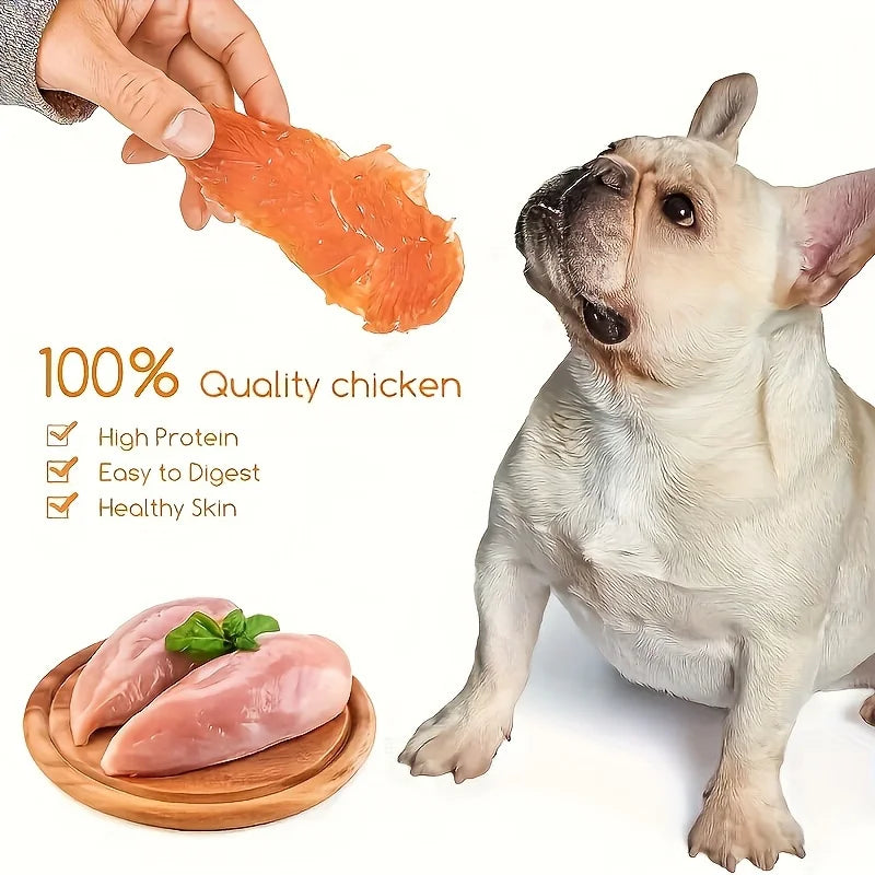 100g/500g (3.53oz/1.1LB )Chicken For Dogs, Chicken Dog Treats For Small Dogs, Medium Pets And Large Breeds, Natural Dog Treats