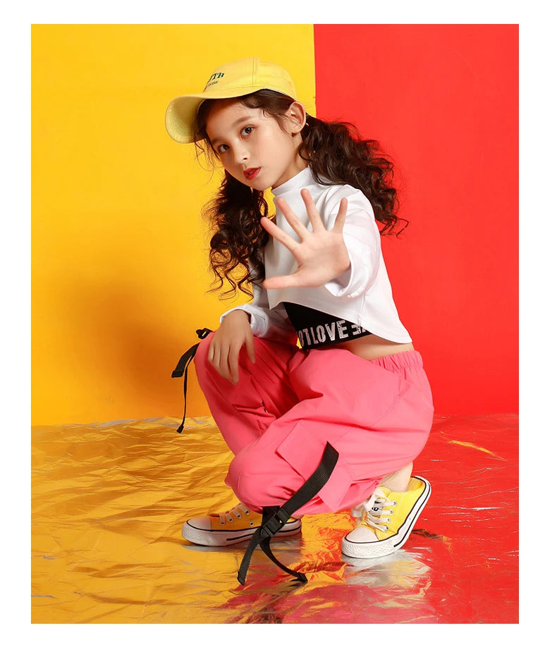 Girls boutique outfits 4 6 8 10 123 14 16 18 Years hip hop hoodies sweatshirts kids costumes girls kids summer clothes