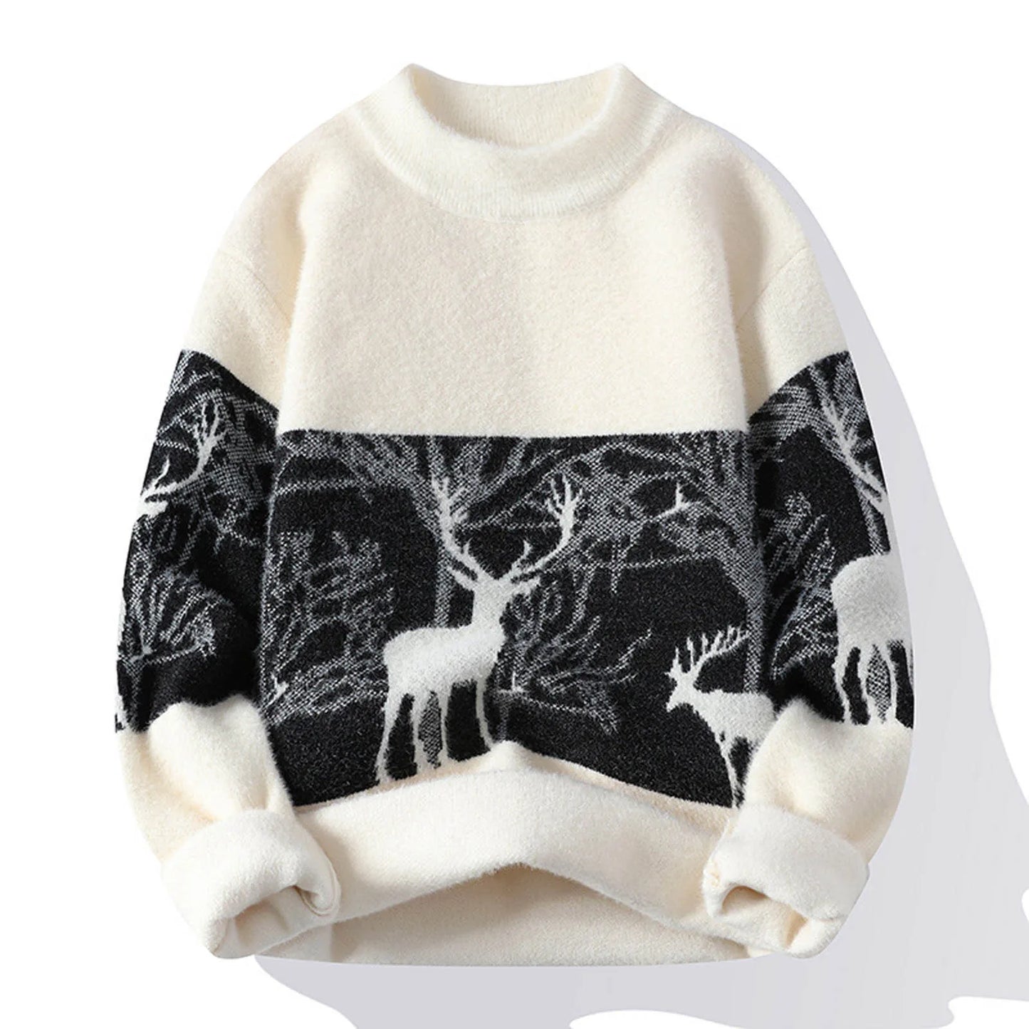 Ugly Christmas Sweater Mens Autumn And Winter Fashion Casual Christmas Pullover Long Sleeve Oversized Knitted Sweater Men