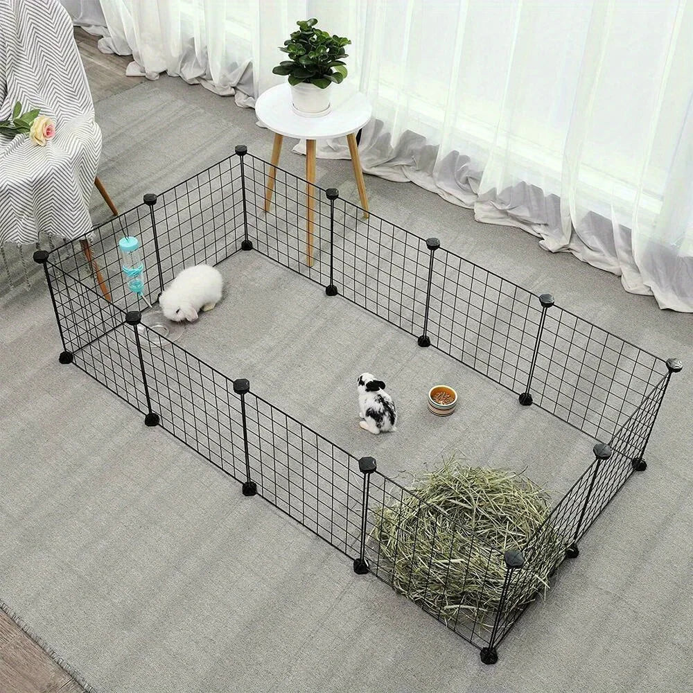 Portable Pet Playpen Puppy Dog Fences Gate Home Indoor Outdoor Fence Exercise