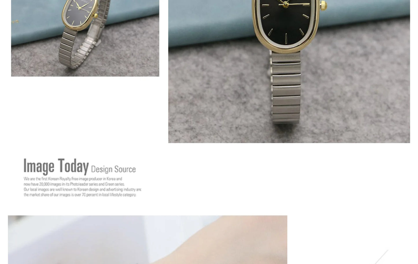 Oval Small Dial Women Quartz Watch Stainless Steel Bamboo Strap Girl Student Leisure Fashion Luxury Gift Wristwatch Dropshipping