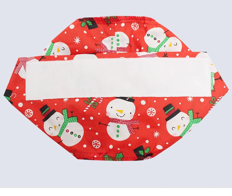 Santa Claus Print Surgical Caps Christmas Scrub Hats Dental Hospital Nurse Headwear Durable Medical Caps Soft Cotton K1093