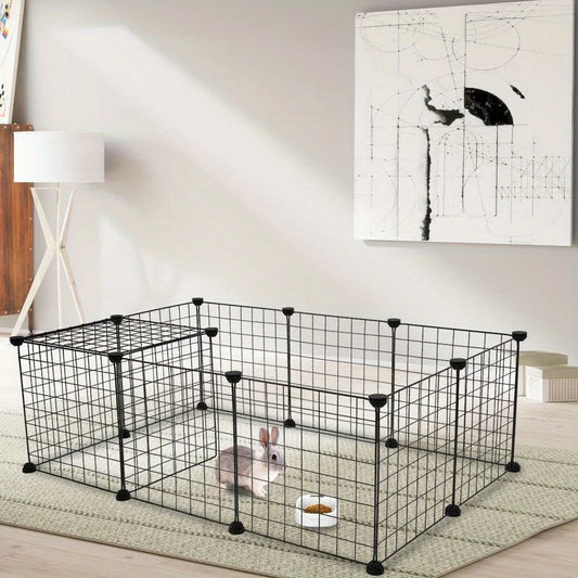 Portable Pet Playpen Puppy Dog Fences Gate Home Indoor Outdoor Fence Exercise