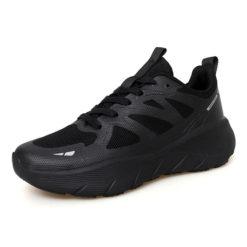 Running Sneakers Thick Sole Walking Shoes Breathable Gym Cross Trainer Non-Slip Height Increased Athletic Shoes for Men Women