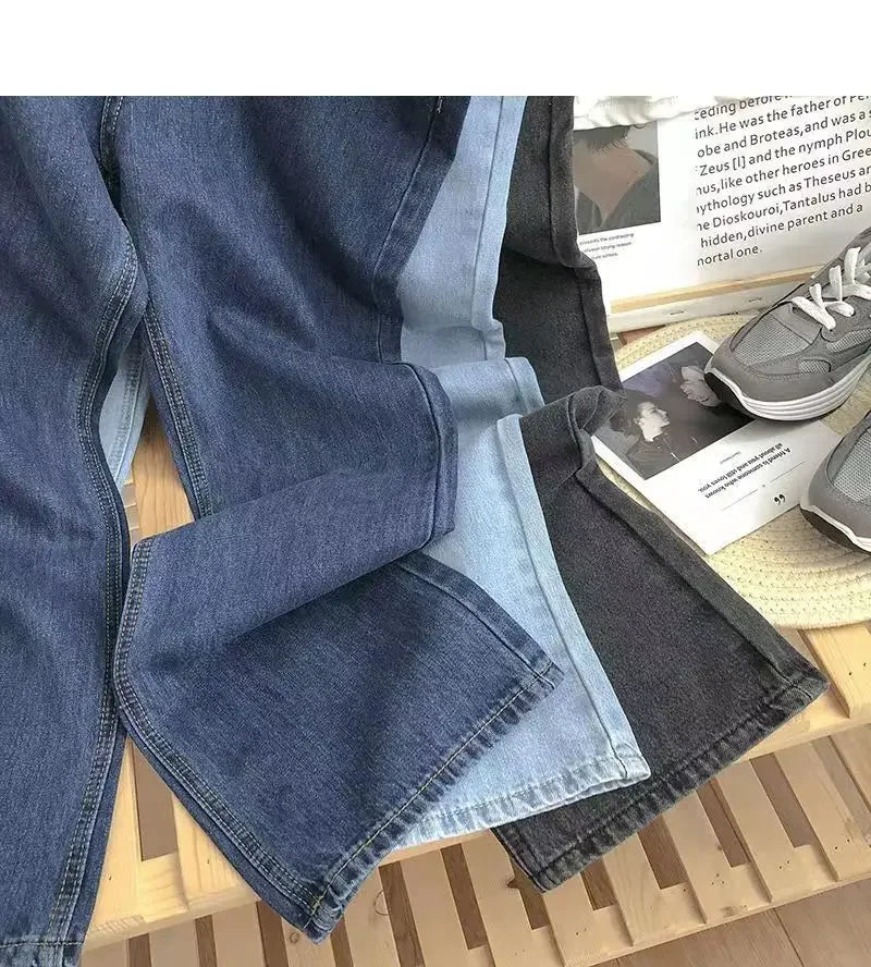 2024 new women's denim women's jeans miscellaneous straight pants are comfortable, exquisite and slim