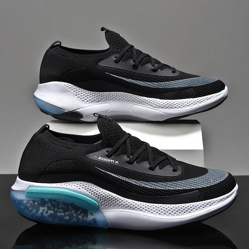 Mesh Marathon Sports Jogging Shoes Mens Running Sneakers  for Women Luxury Design Lace-up Tennis Shoes 2024 New Male Shoes