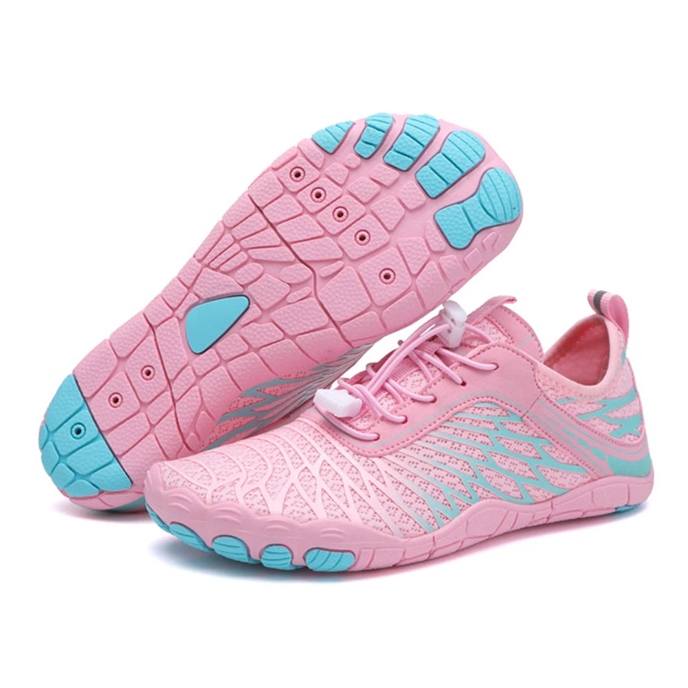 Men Women Wading Shoes Quick-Dry Aqua Shoes Running Fitness Sneakers Beach Sports Swim Sandals Barefoot Surfing Diving Sneakers