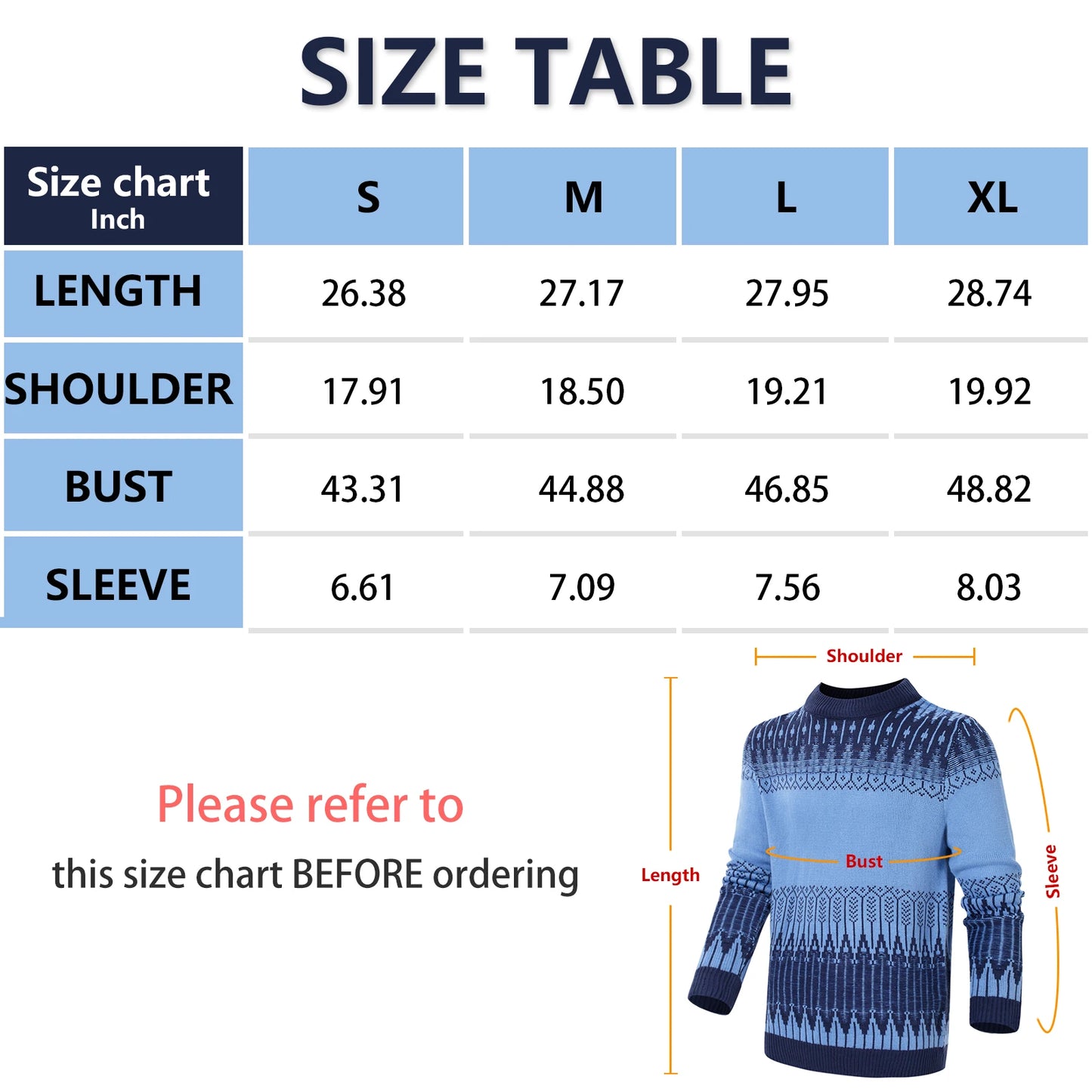 2024 Autumn Men's Crewneck Pullover Sweater Unisex Fair Isle Long Sleeve Knitted Sweater Striped Slim Fit Knittwear Mens Sweater