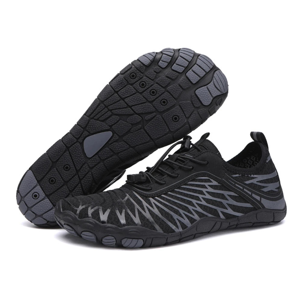 Men Women Wading Shoes Quick-Dry Aqua Shoes Running Fitness Sneakers Beach Sports Swim Sandals Barefoot Surfing Diving Sneakers