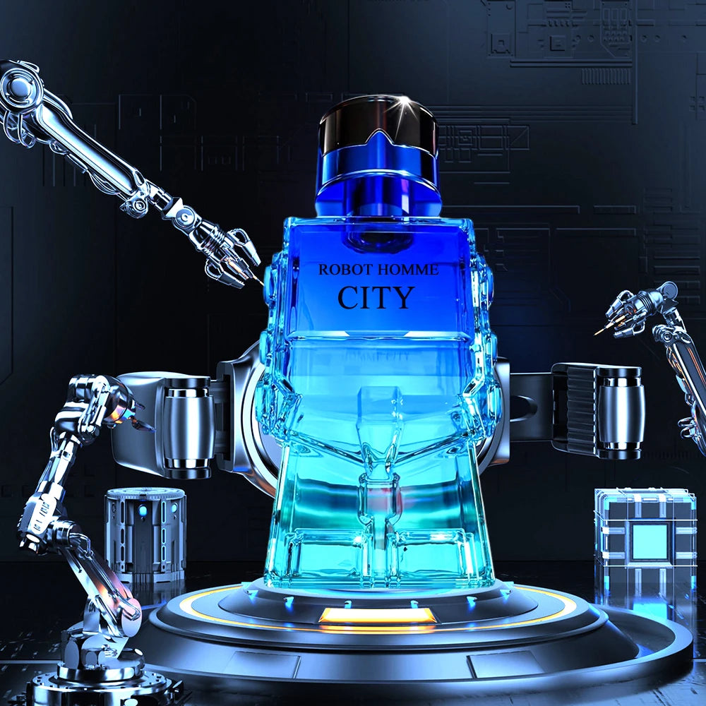 30ML 1.0FL.OZ Robot Perfume for Men, Eau de Toilette Spray, Fruity Chypre Notes, Fresh and Long Lasting, Men's Perfumes