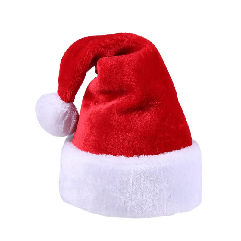 Christmas decorations plush cloth Santa hat Japanese and Korean adult children Christmas hat gift