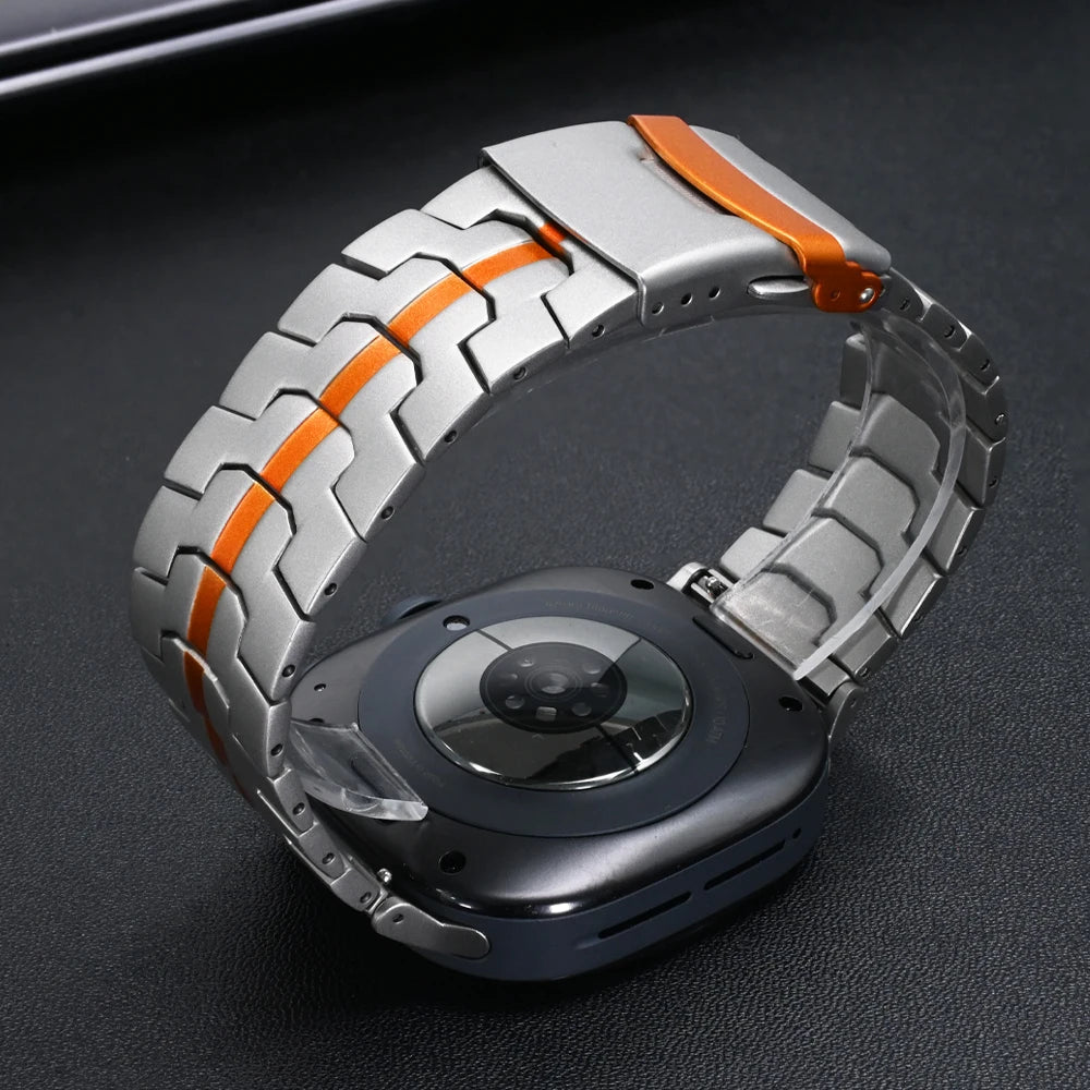 Titanium link bracelet for Samsung Galaxy Watch Ultra 47mm band luxury strap for SAMSUNG ULTRA 7 47MM galaxy ultra 47 men correa