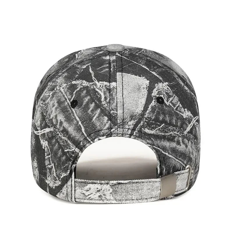 Graffiti Trend Duckbill Hat European American Retro Vintage Cowboy Baseball Cap Holiday Travelling Cycling Sunscreen Hat