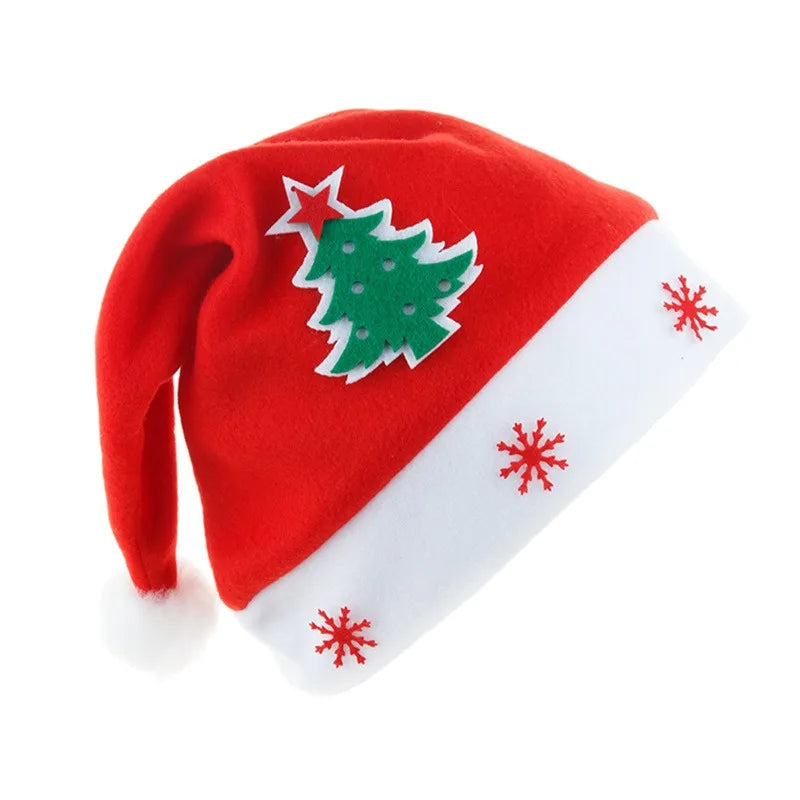 Merry Christmas Ornaments Decoration Christmas Hats Santa Hats Children Women Men Boys Girls Cap For Christmas Party Props