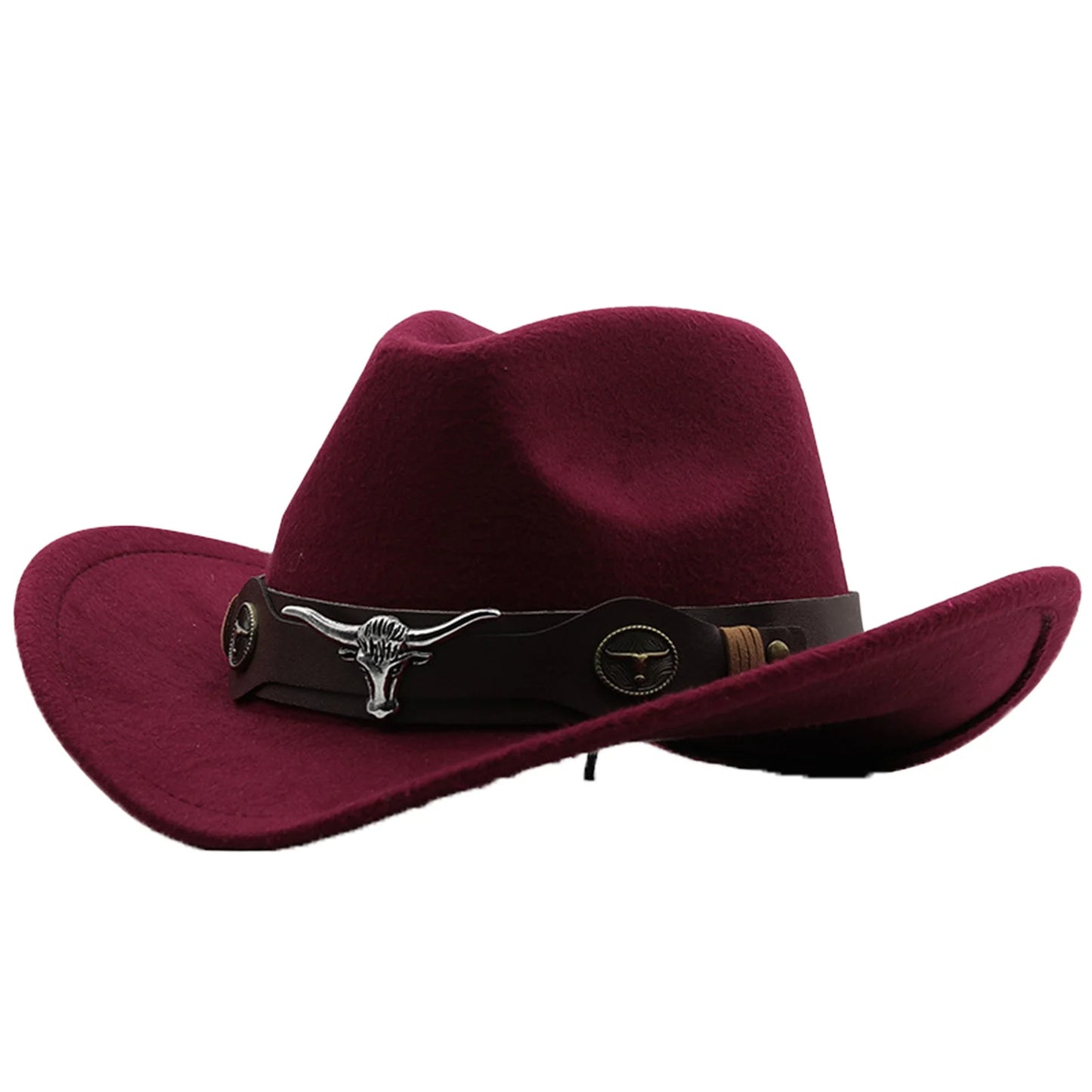 Western Cowboy Hats with Shapeable Wide Brim Unisex Western Cowboy Hat for Men Women and Teens