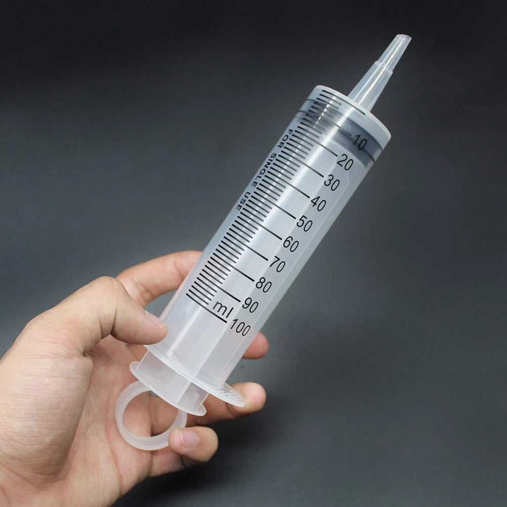 20/60/100ml Plastic Bulk Needle-Free Disposable Syringes Syringes Without Needle Syringe Glue Pet Feeding Needle Kitchen Tools