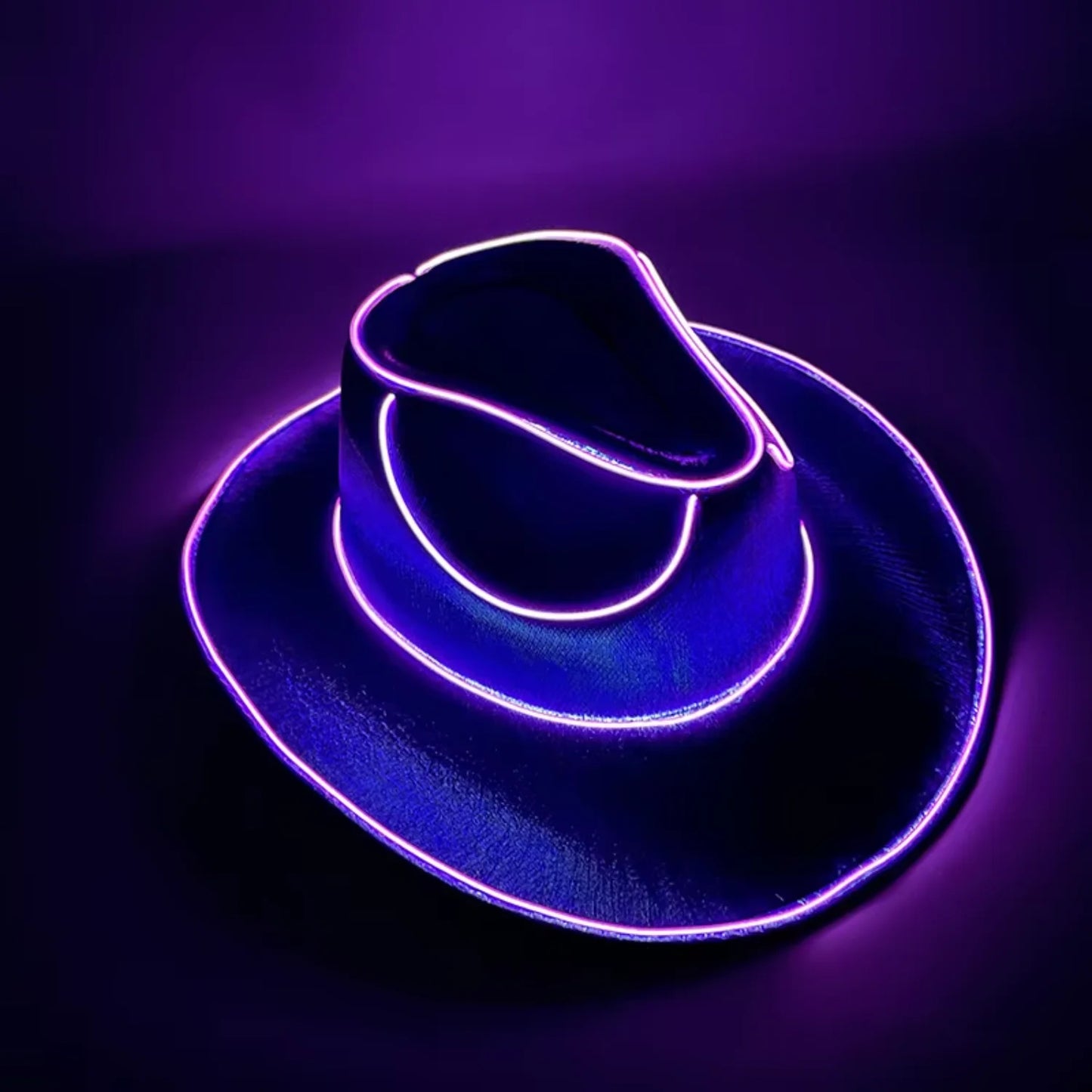 Halloween Carnival Party Western LED Cowboy Hat Light-Up Cosplay Costume Hat Christmas Easter Graduation New Year Thanksgiving