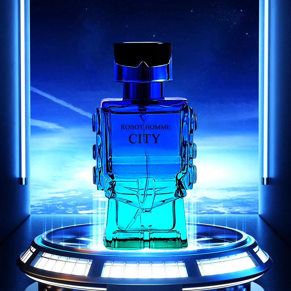 30ML 1.0FL.OZ Robot Perfume for Men, Eau de Toilette Spray, Fruity Chypre Notes, Fresh and Long Lasting, Men's Perfumes