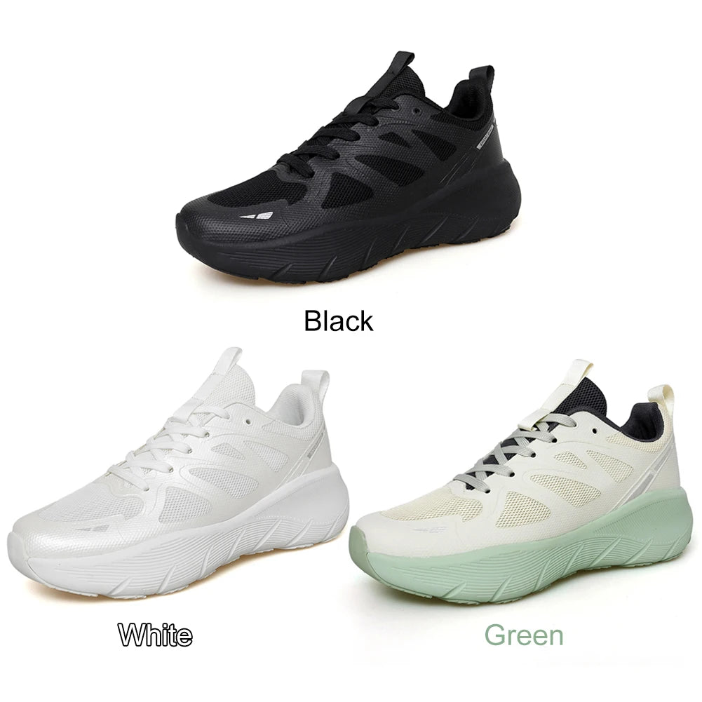 Running Sneakers Thick Sole Walking Shoes Breathable Gym Cross Trainer Non-Slip Height Increased Athletic Shoes for Men Women