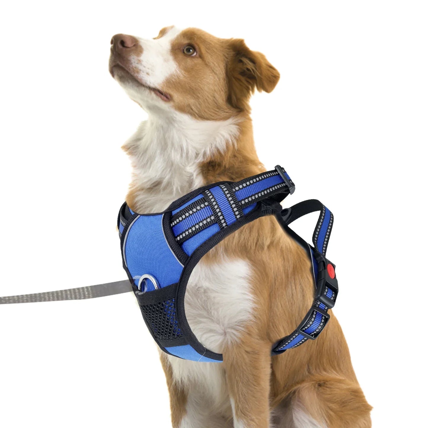 Dog Harness Breathable Mesh No Pull Pet Harness Soft Comfortable Dog Vest Harness Reflective Pet Vest Easy to Wear No Pull