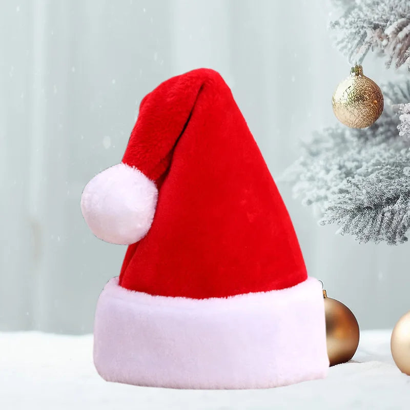 Christmas decorations plush cloth Santa hat Japanese and Korean adult children Christmas hat gift