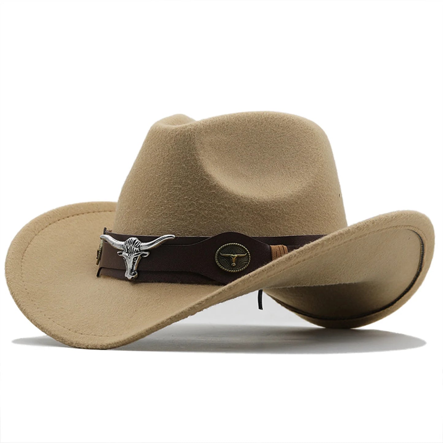 Western Cowboy Hats with Shapeable Wide Brim Unisex Western Cowboy Hat for Men Women and Teens