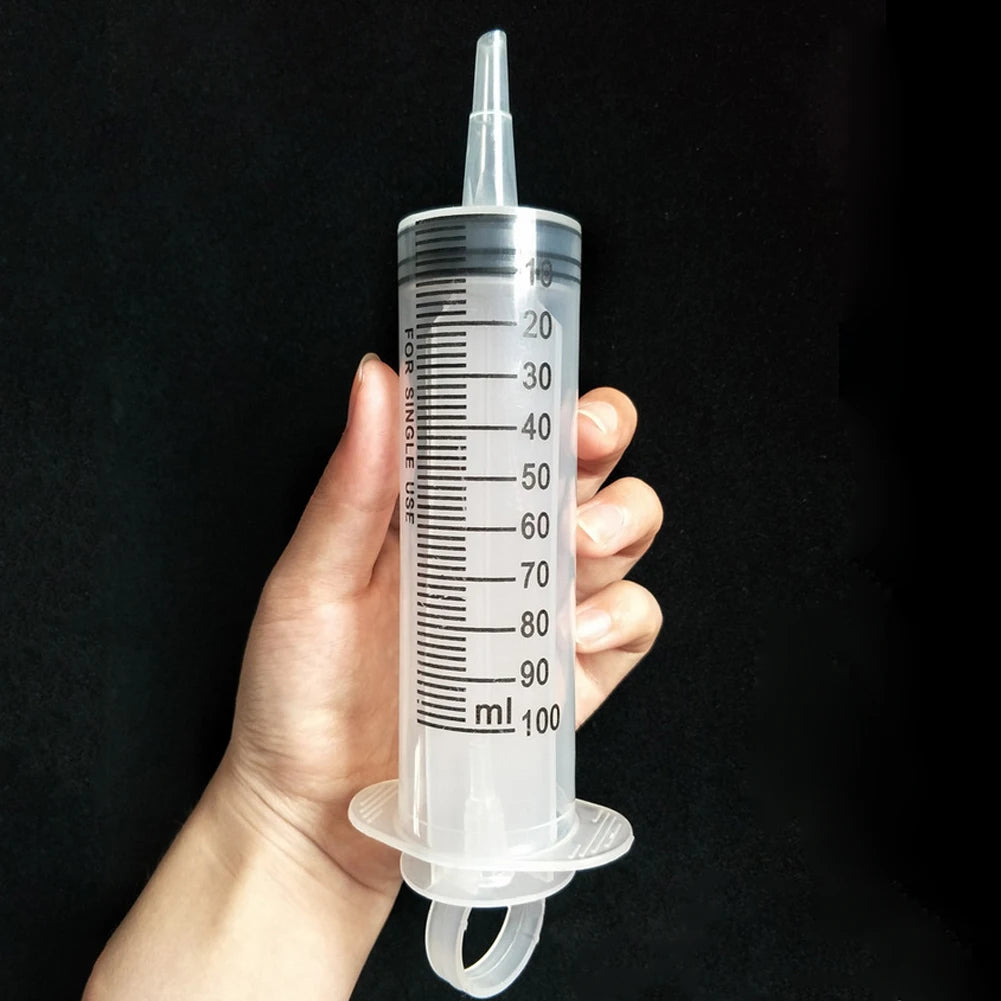 20/60/100ml Plastic Bulk Needle-Free Disposable Syringes Syringes Without Needle Syringe Glue Pet Feeding Needle Kitchen Tools