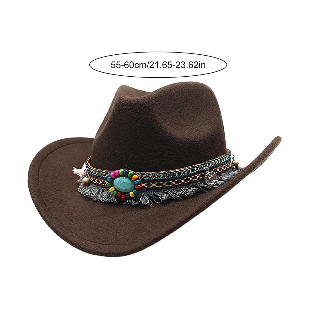 Cowboy Hats Party Classic Roll Up Beach Hat With Feather Hat Band Cowgirl Hat Cow Boy Hat Clothing Accessories For Men Women