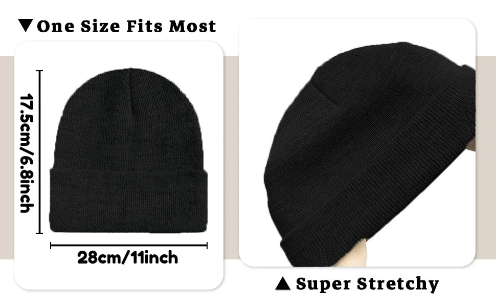 5-50PC Donation Winter Beanie Hats for Homeless Warm Knitted Beanie Cap Charity Donation Christmas Gift Beanie Cap for Men Women