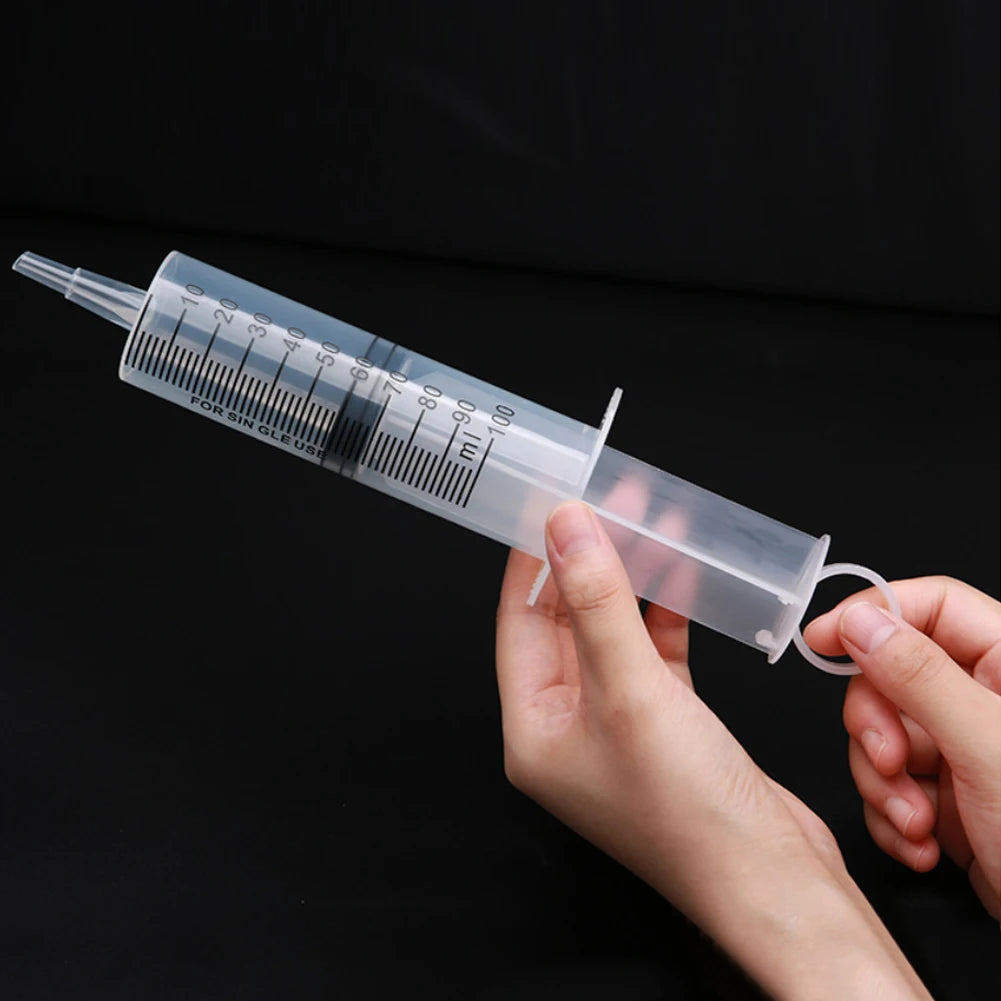 20/60/100ml Plastic Bulk Needle-Free Disposable Syringes Syringes Without Needle Syringe Glue Pet Feeding Needle Kitchen Tools