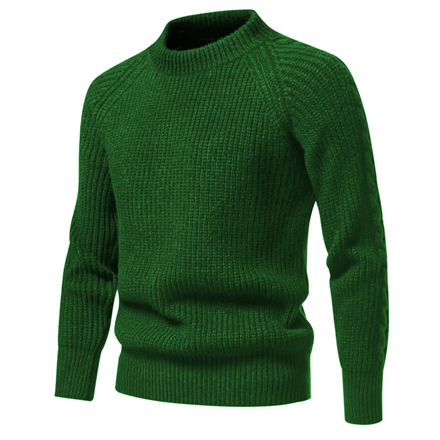 2024 new men's solid color turtleneck sweater fashion casual long sleeve slim fit knitted sweater pullover sueteres de hombres