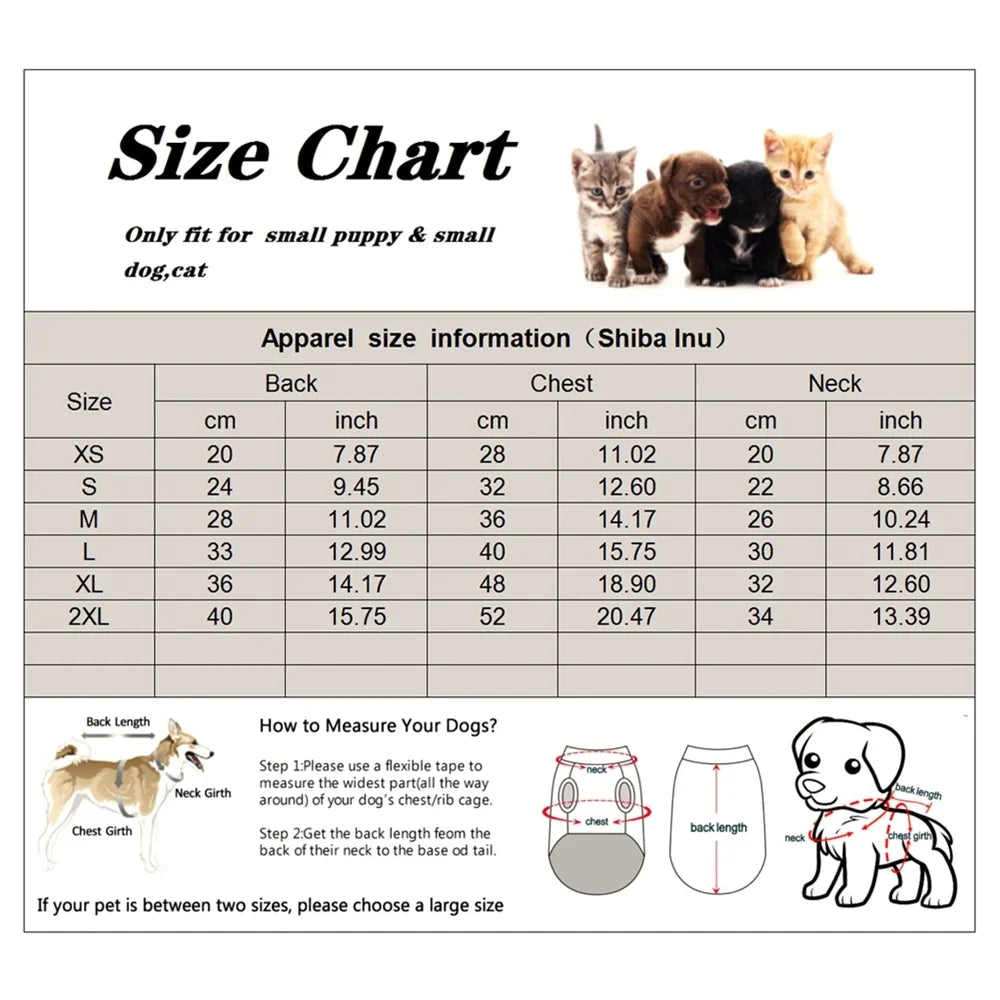 Winter Warm Dog Coat Jacket Windproof Dog Clothes  for Small Medium Dog Cats Coat Padded Clothing Chihuahua Clothes Pet Supplies