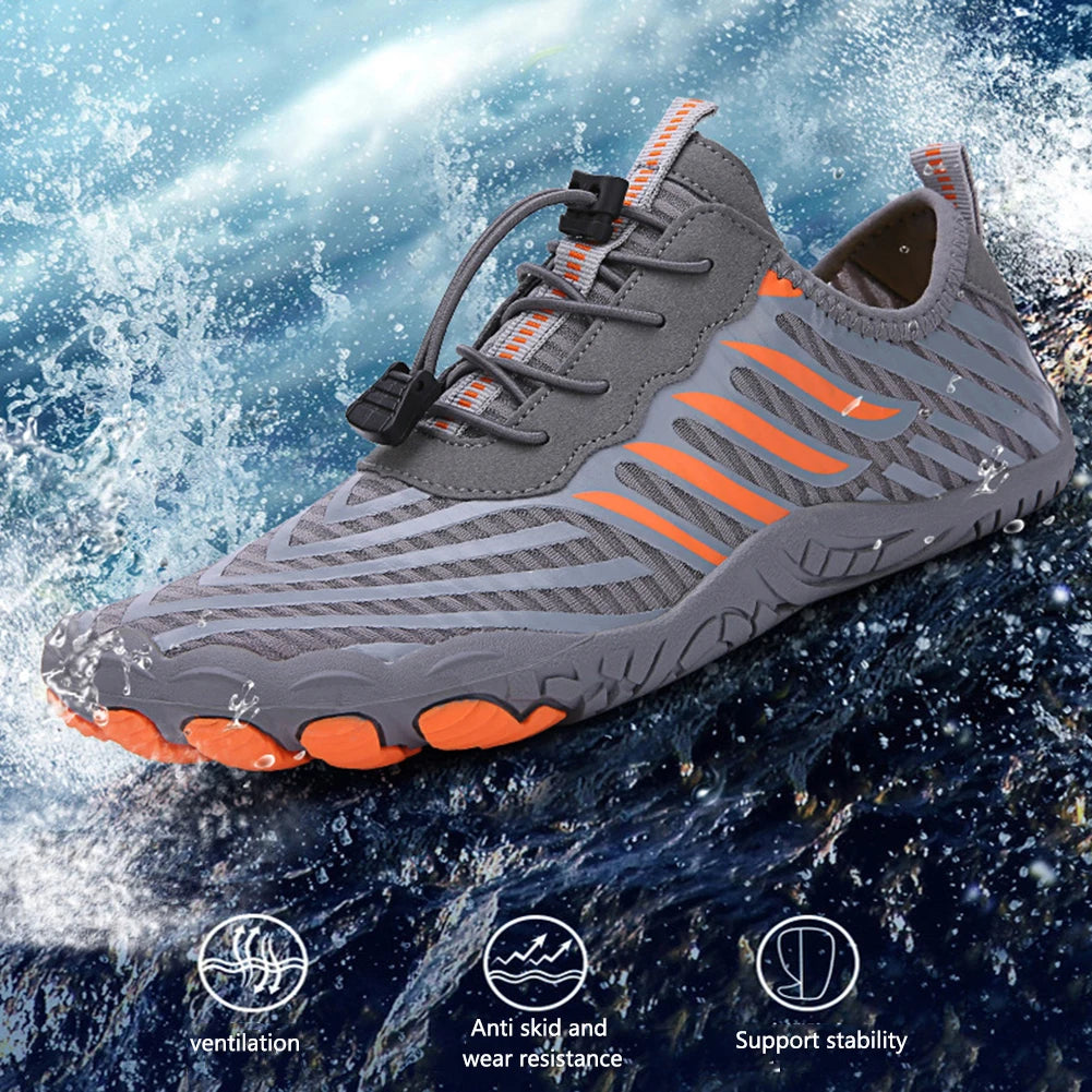 Water Shoes for Women Men Barefoot Shoes Upstream Breathable Beach Shoes Sport Shoe Quick Dry River Sea Aqua Shoes Sneakers