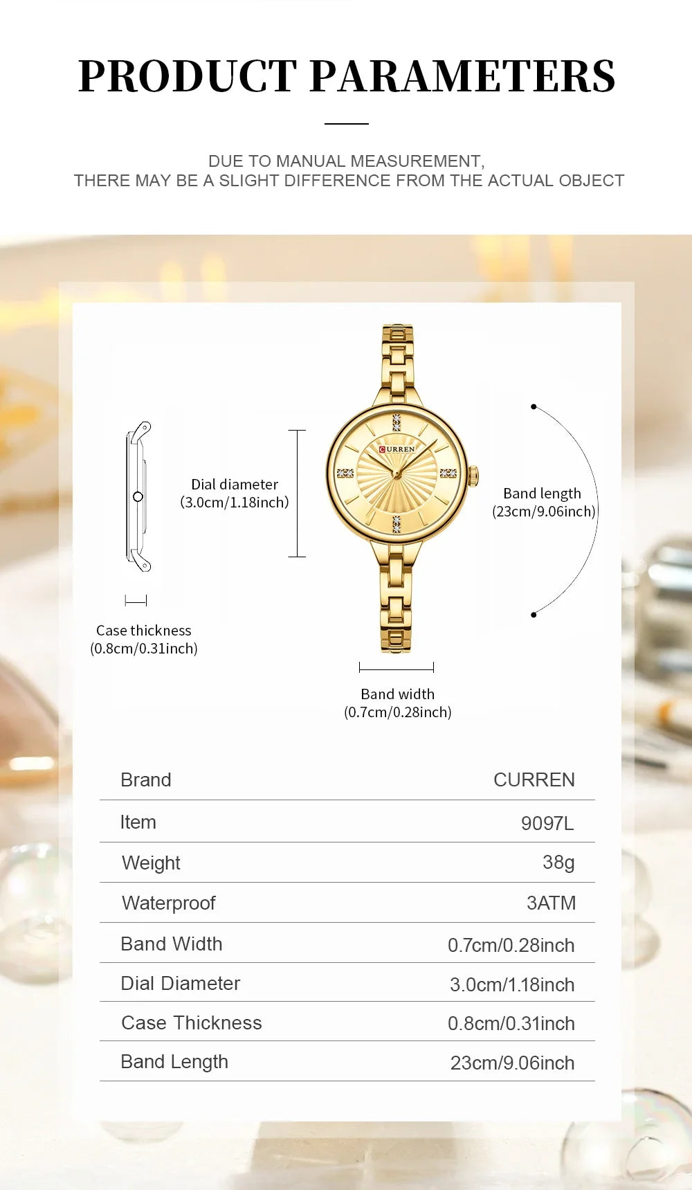 CURREN Luxury Women Bracelet Quartz Watches For Women Magnetic Watch Ladies Sports Dress Wrist Watch Clock Relogio Feminino