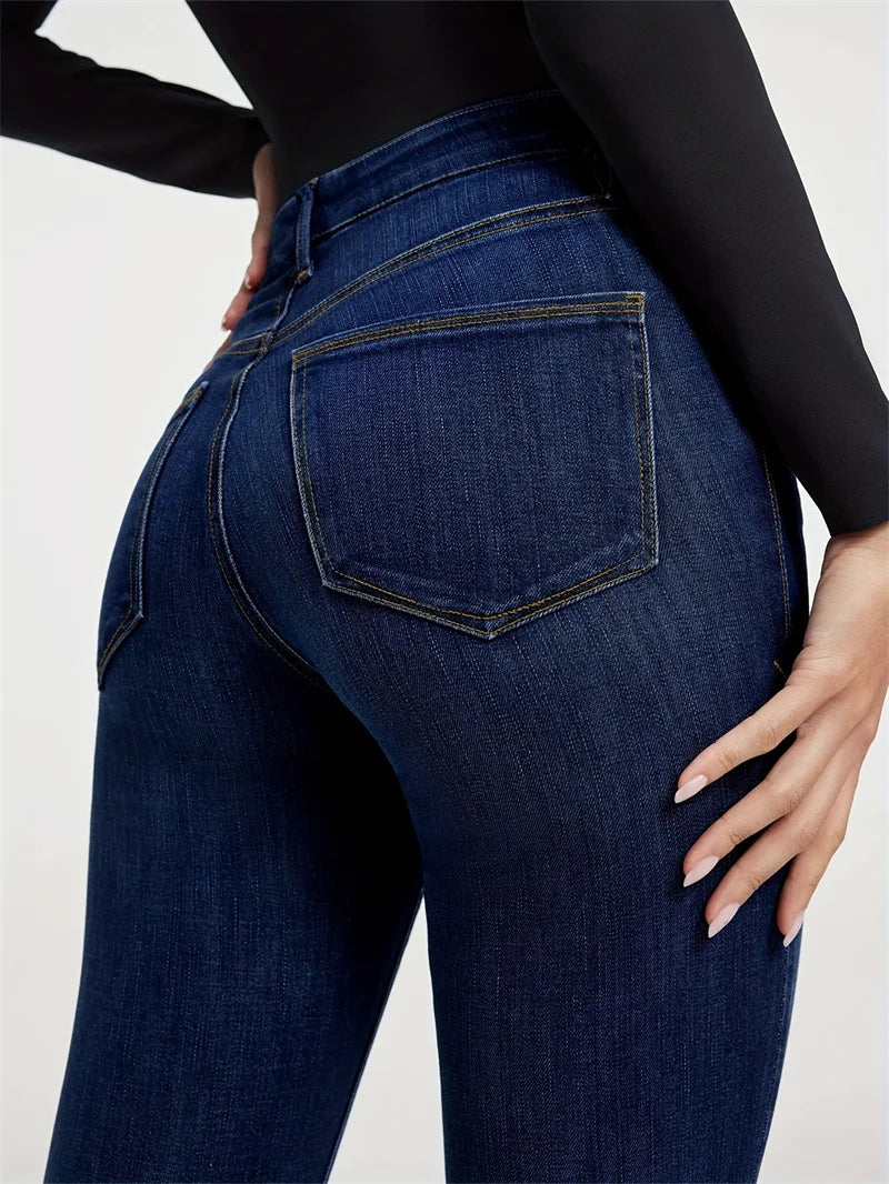 Spring/Summer Casual Blue Slim Jeans For Women Slim Slim Pants For Women With Hip Lift