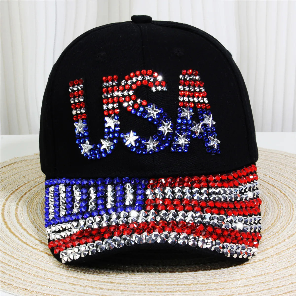 Women's Baseball Cap Diamond Painting Embroidery Flower Denim Snapback Hats Jeans Woman Female Cap Cowboy Summer Sun Hat