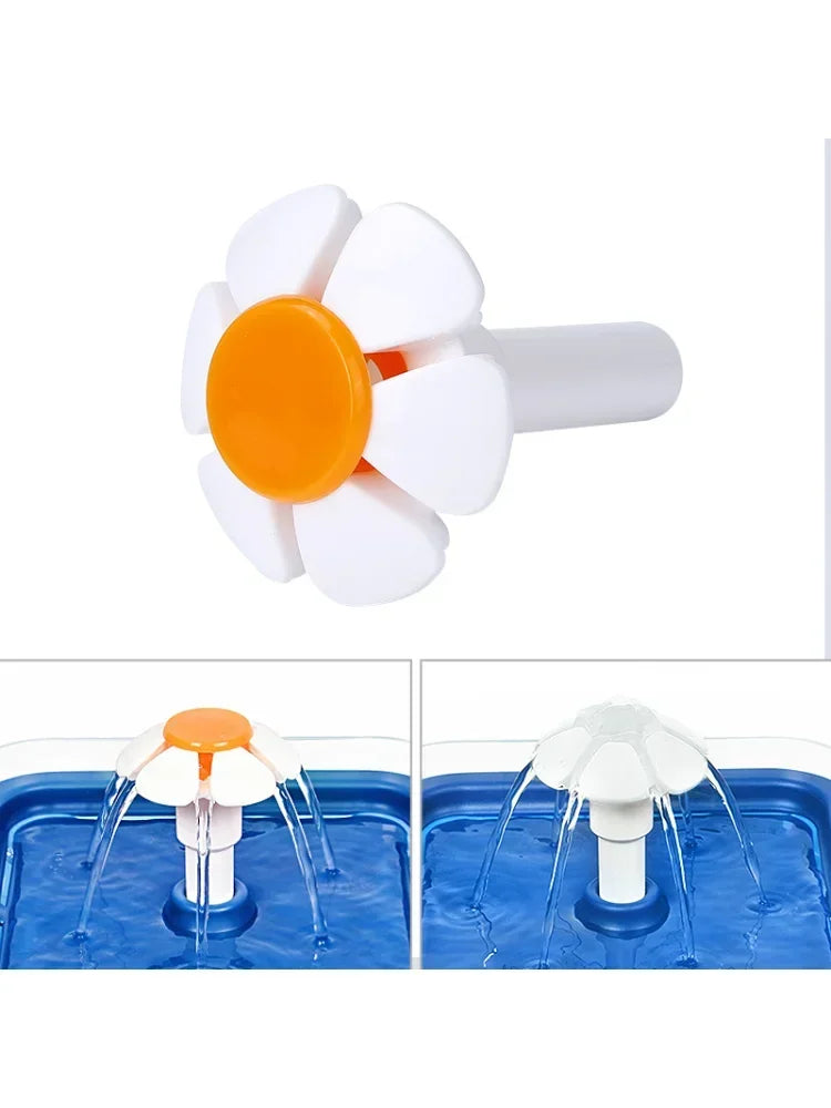 1 Pc  Fountain Replacement Flower Nozzle  for Pet Dog  Fountain Automatic Drinking Water Dispenser Accessories