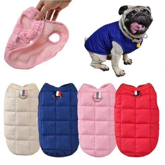 Winter Warm Dog Coat Jacket Windproof Dog Clothes  for Small Medium Dog Cats Coat Padded Clothing Chihuahua Clothes Pet Supplies