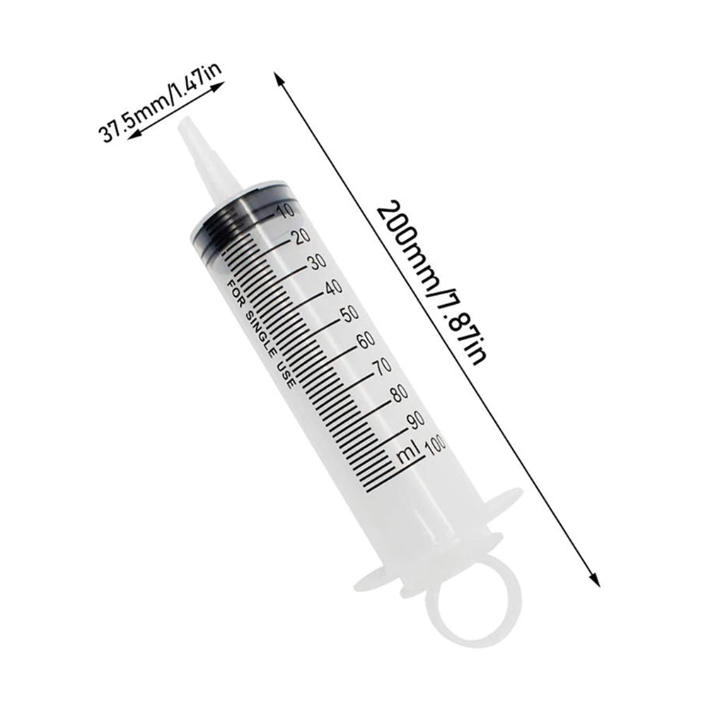 20/60/100ml Plastic Bulk Needle-Free Disposable Syringes Syringes Without Needle Syringe Glue Pet Feeding Needle Kitchen Tools