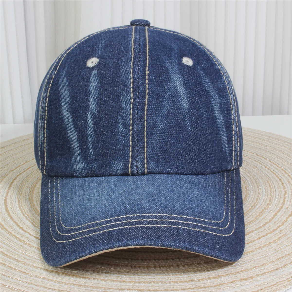 Women's Baseball Cap Diamond Painting Embroidery Flower Denim Snapback Hats Jeans Woman Female Cap Cowboy Summer Sun Hat