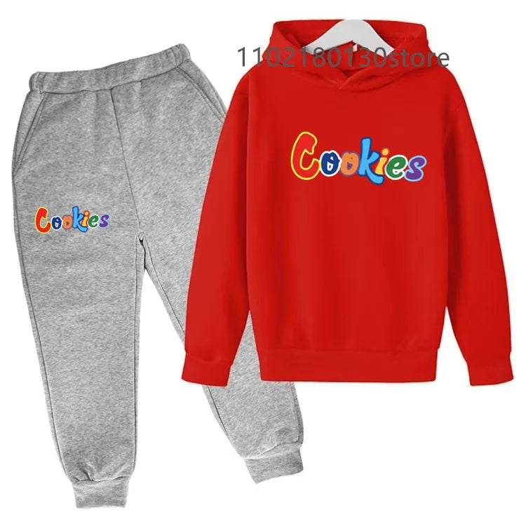 Children's Spring/Autumn Casual Sportswear Boys and Girls Hoodie+Pants 2-piece Set Daily Children's Clothing Set 3-14 Years Old