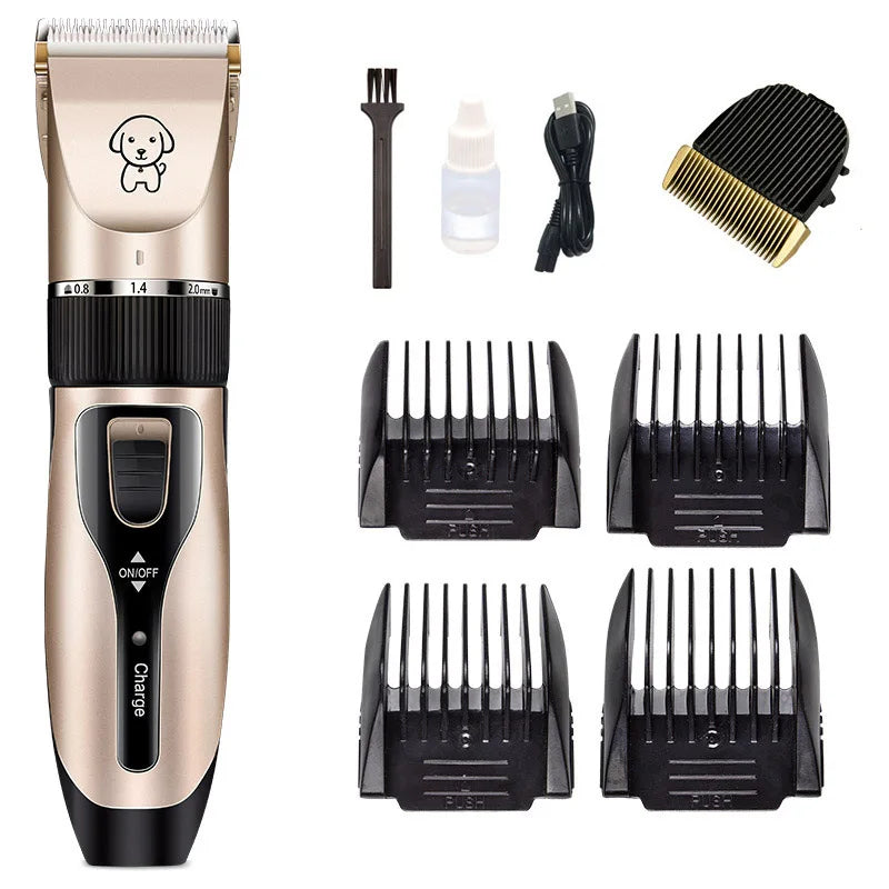 Professional Pet Shaver Dog Teddy Cat Shaving Dog Hair Professional Hair Clipper Rechargeable Electrical Animal Pet Clippers