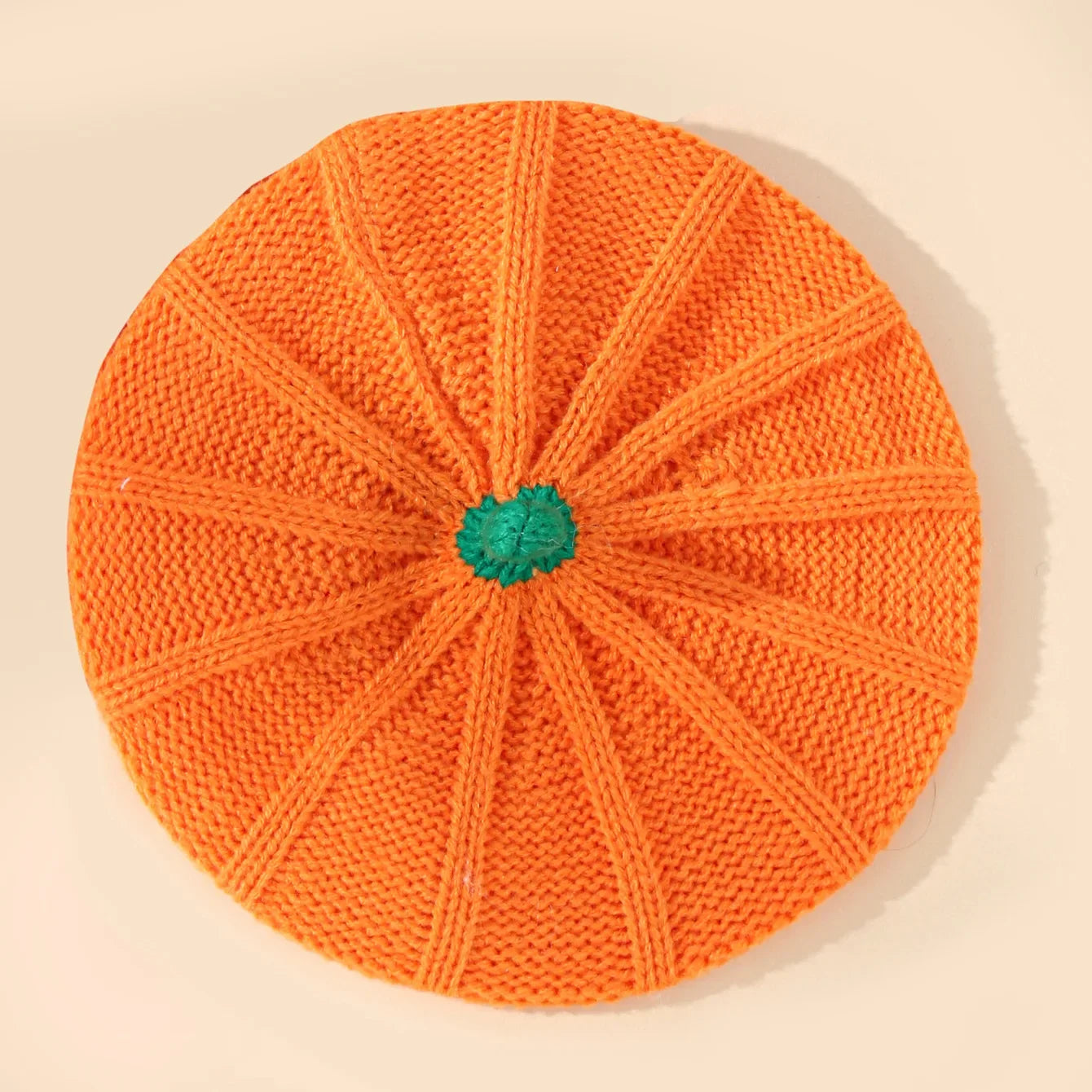 Pumpkin Beret Hat 2024 Halloween Thanksgiving Autumn and Winter Parent-Child Knitted Hat Warm Belle Hat Christmas Party Hats