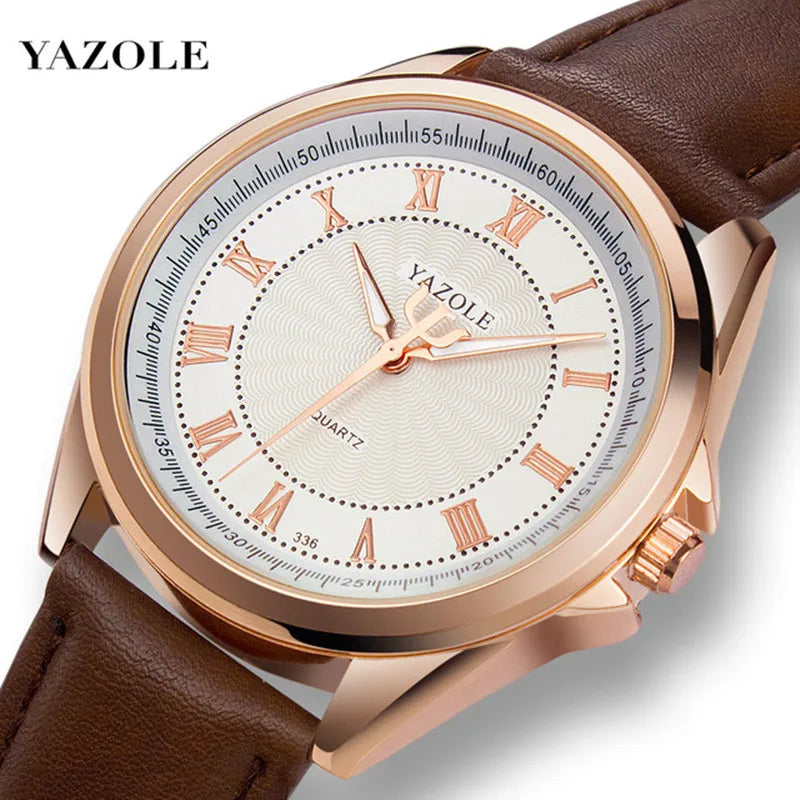 YAZOLE Quartz Watch Men Top Brand Luxury 2024 Watches Clock Wrist Watch Quartz-Watch Hodinky Relogio Masculino erkek kol saati